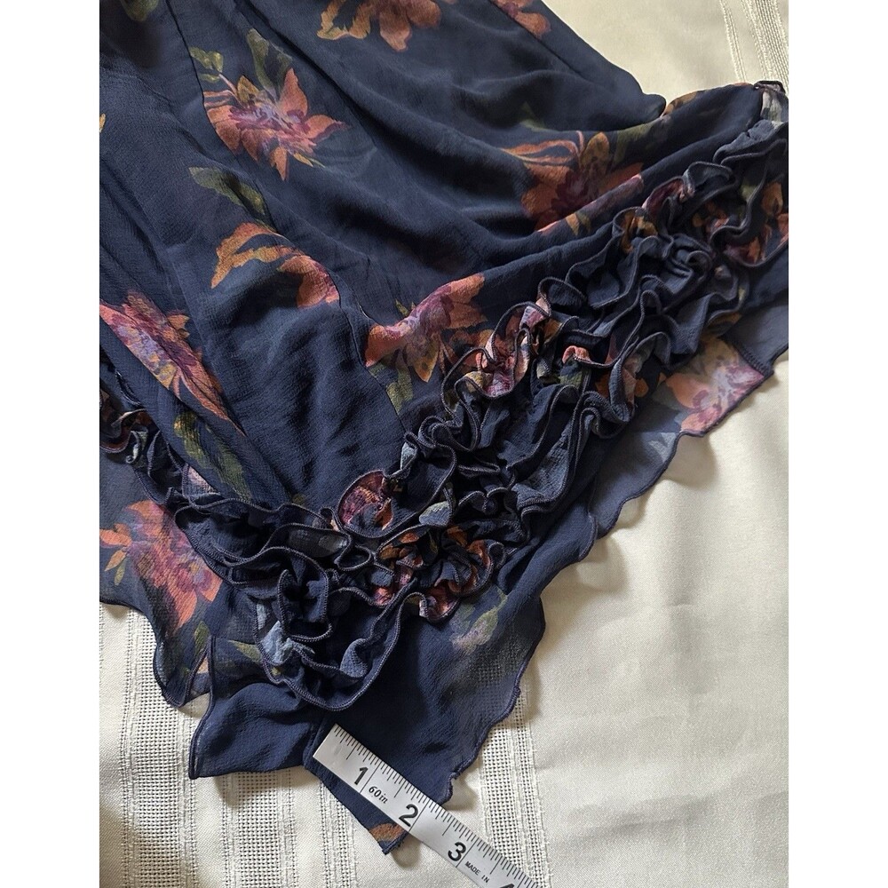 Free People Intimately "Icing On Top" Romper Size S Navy Blue Floral Print - Picture 13 of 16